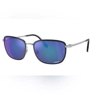 Ray-Ban Black and silver Glasses Sleek Design